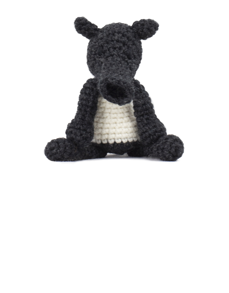toft ed's animal mini sandra the tapir amigurumi crochet